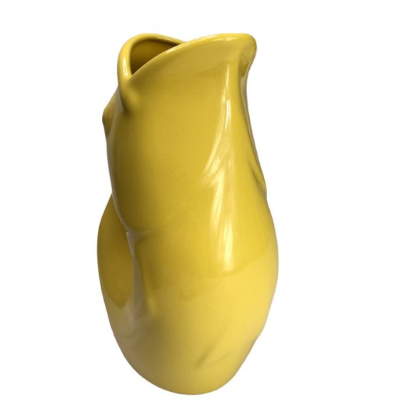 New NWT GURGLEPOT Yellow Fish.  Ceramic Makes noises when you pour liquid Large - Picture 5 of 8